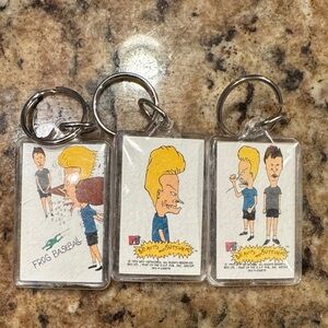 Beavis and Butthead keychain lot vintage original from 1993